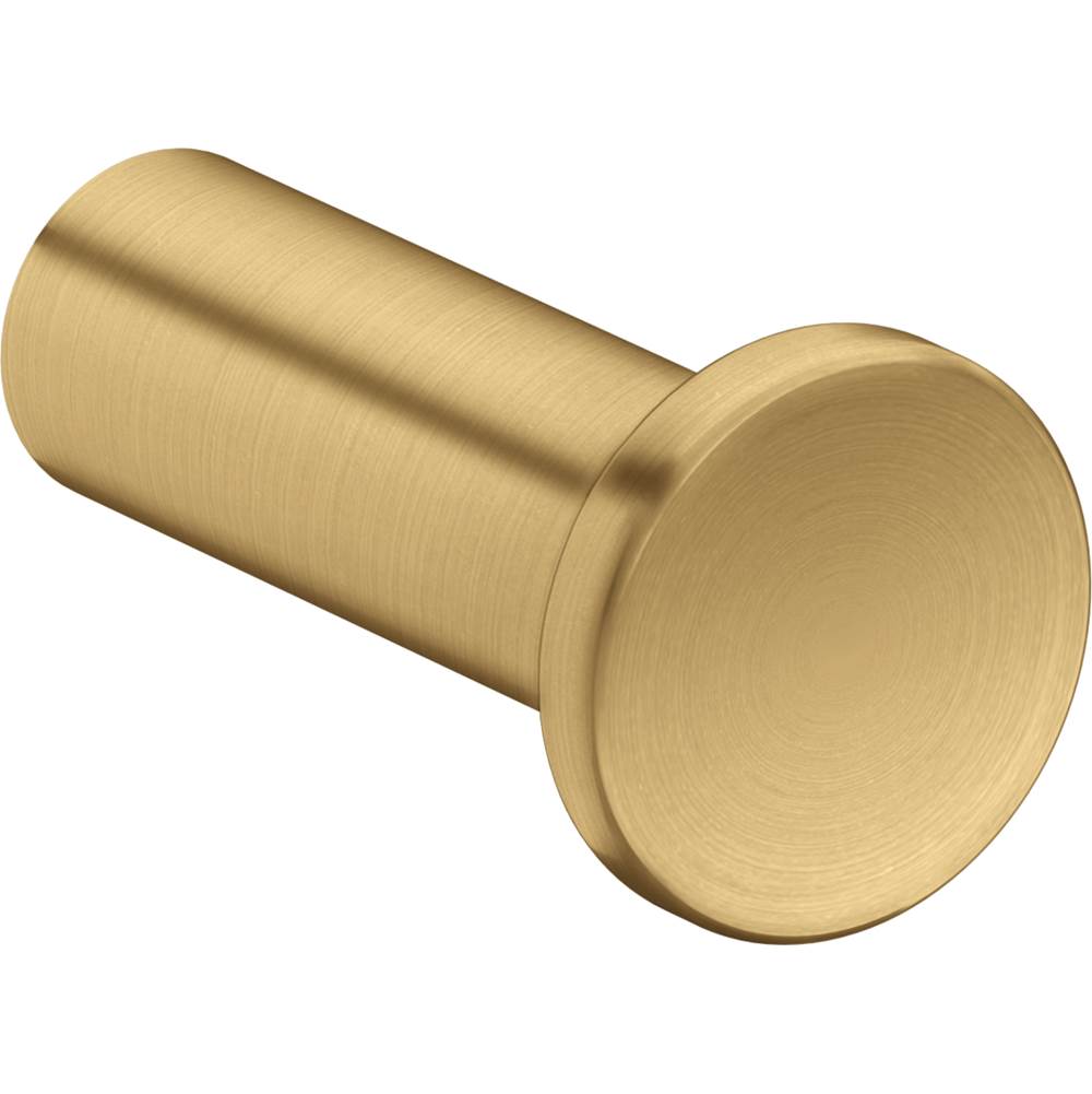 Axor - AXOR Universal Circular Small Hook in Brushed Gold Optic - Brushed Gold Optic