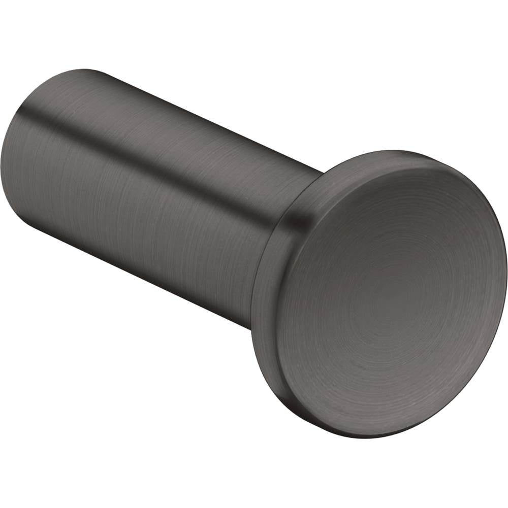 Axor - AXOR Universal Circular Small Hook in Brushed Black Chrome - Brushed Black Chrome