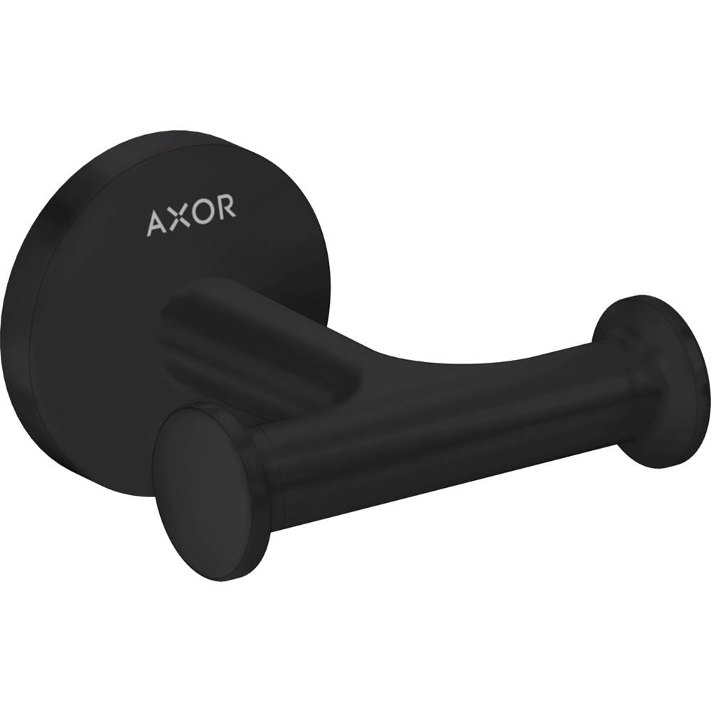 Axor - AXOR Universal Circular Double Hook in Matte Black - Matte Black