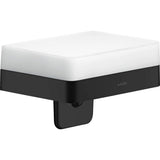 Axor - AXOR Universal SoftSquare Soap Dispenser with Shelf in Matte Black - Matte Black
