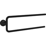Axor - AXOR Universal Circular Double Towel Bar, 20'' in Matte Black - Matte Black