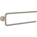 Axor - AXOR Universal Circular Double Towel Bar, 20'' in Brushed Nickel - Brushed Nickel