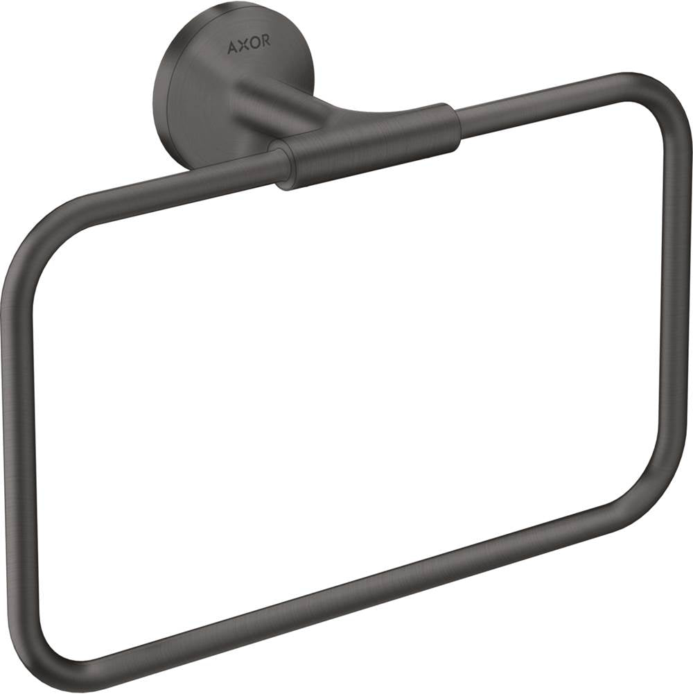 Axor - AXOR Universal Circular Towel Ring in Brushed Black Chrome - Brushed Black Chrome