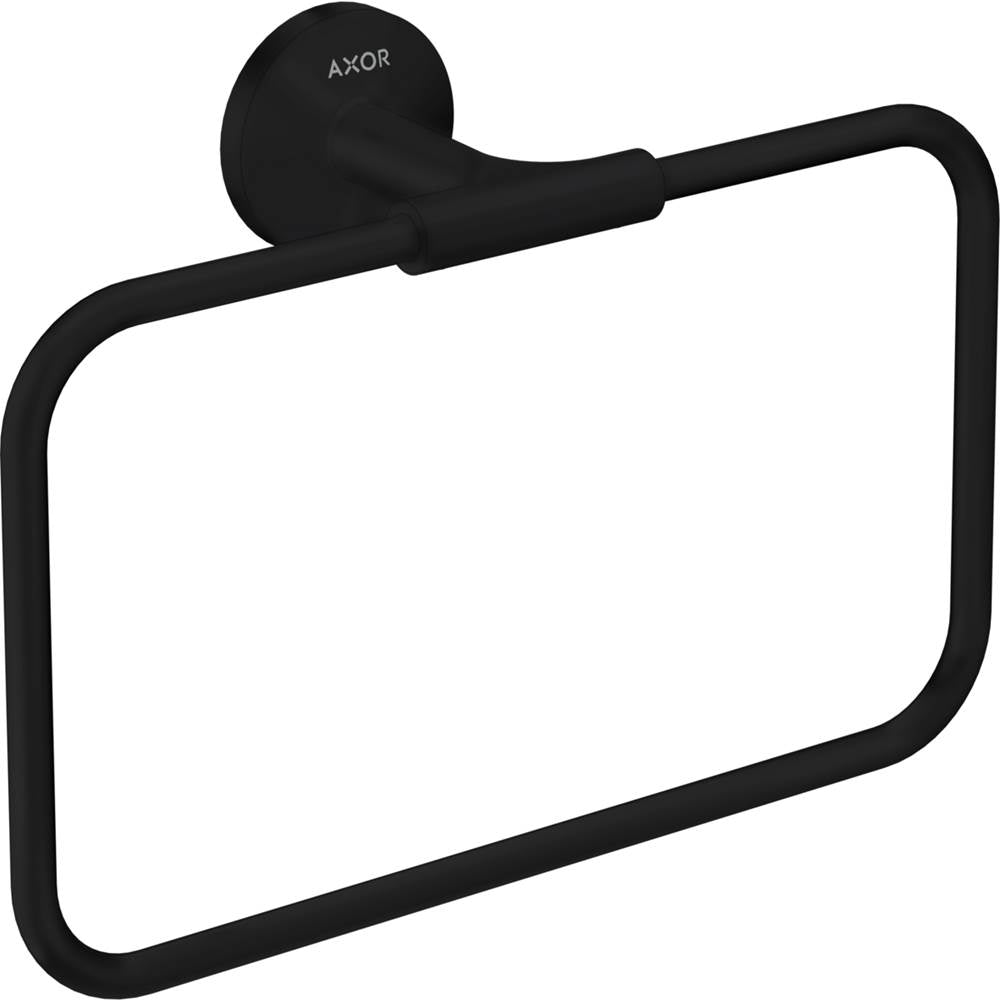 Axor - AXOR Universal Circular Towel Ring in Matte Black - Matte Black