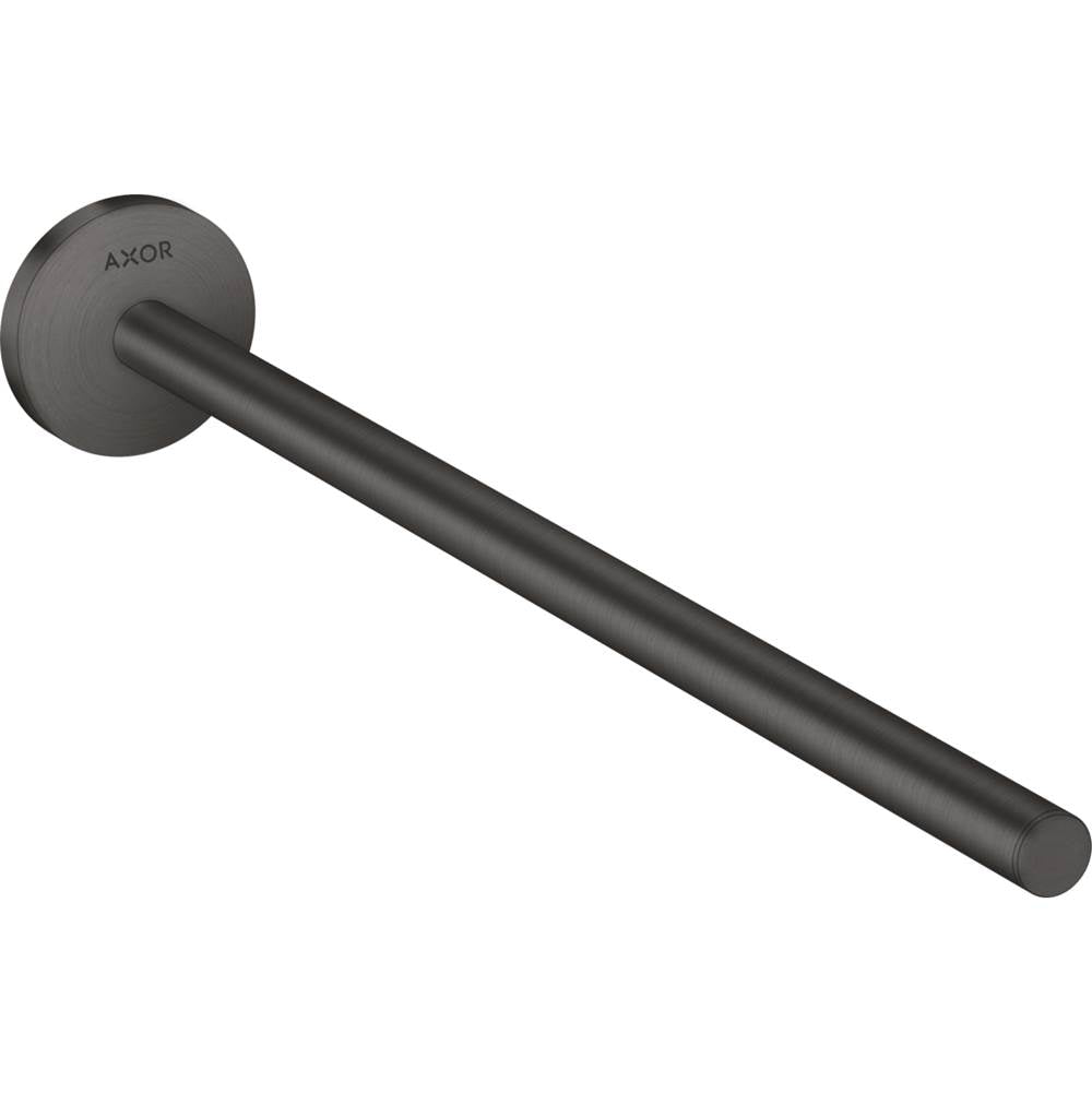 Axor - AXOR Universal Circular Towel Bar, 14'' in Brushed Black Chrome - Brushed Black Chrome