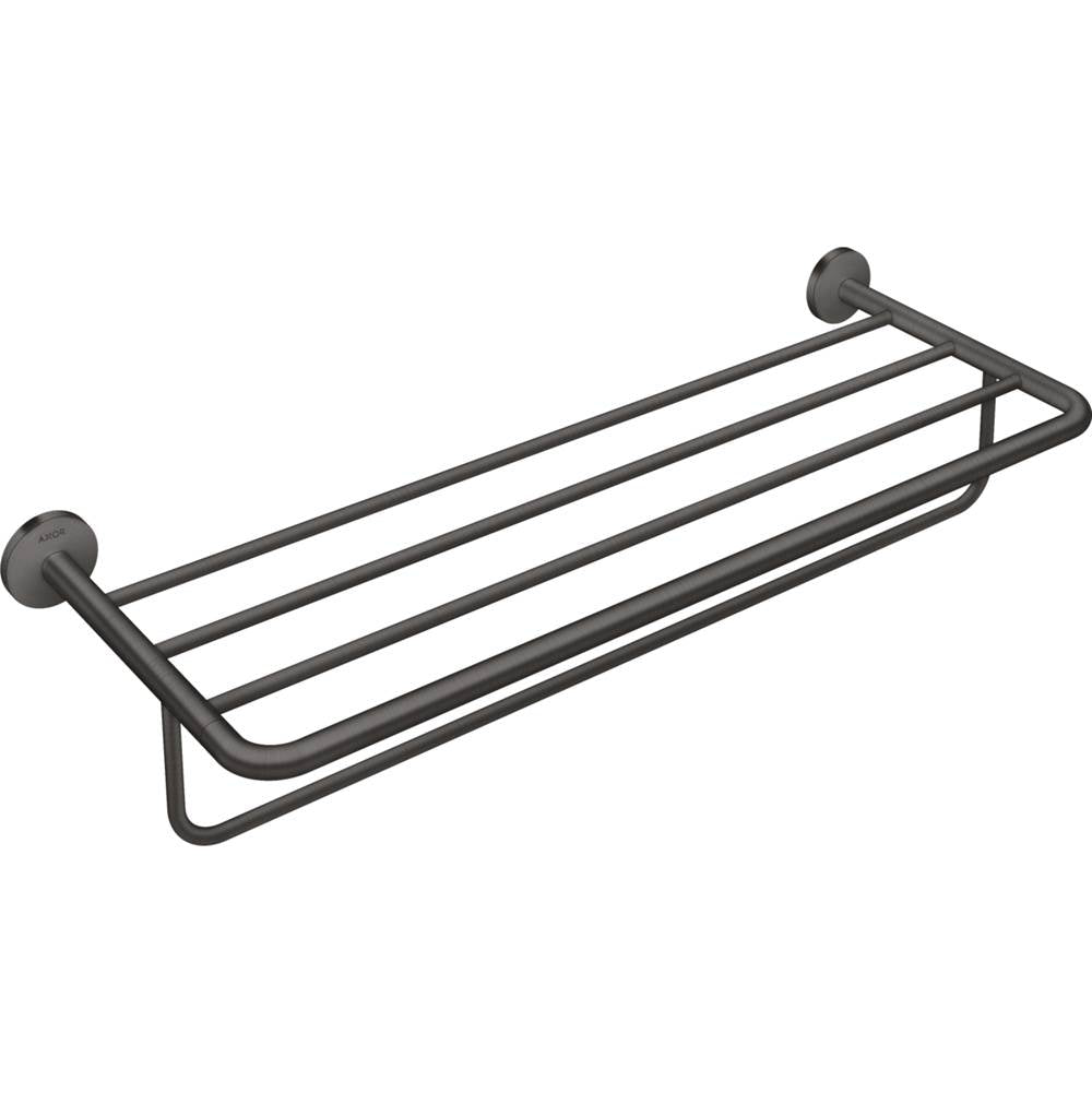 Axor - AXOR Universal Circular Towel Rack, 24'' in Brushed Black Chrome - Brushed Black Chrome