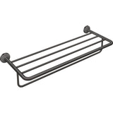 Axor - AXOR Universal Circular Towel Rack, 24'' in Brushed Black Chrome - Brushed Black Chrome