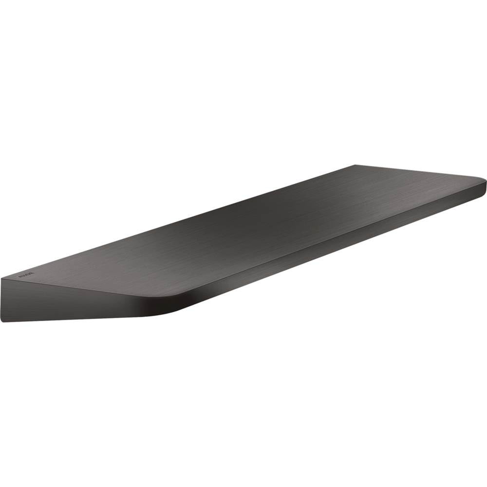 Axor - AXOR Universal Circular Shelf, 16'' in Brushed Black Chrome - Brushed Black Chrome