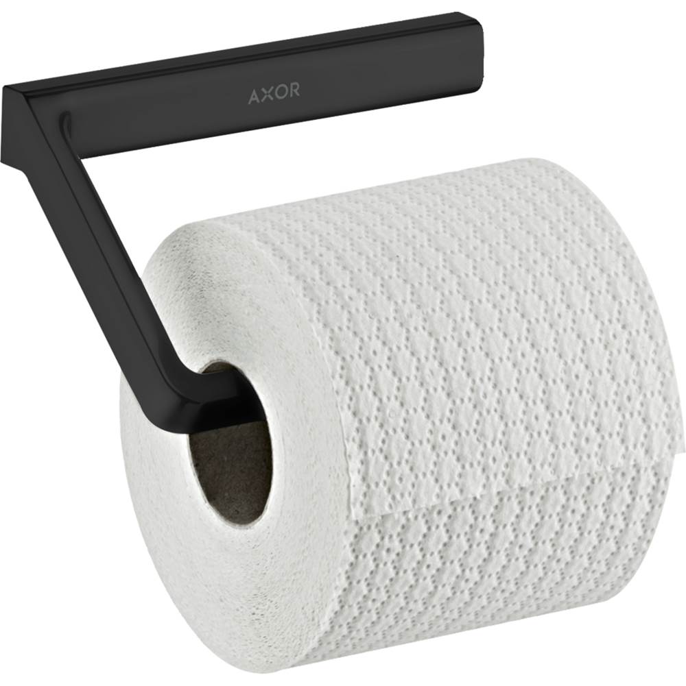 Axor - AXOR Universal SoftSquare Toilet Paper Holder without Cover in Matte Black - Matte Black