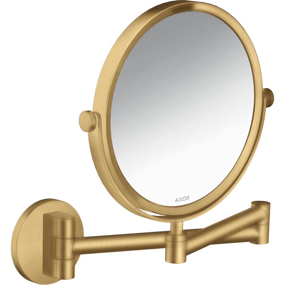 Axor - AXOR Universal Circular Shaving Mirror in Brushed Gold Optic - Brushed Gold Optic