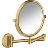Axor - AXOR Universal Circular Shaving Mirror in Brushed Gold Optic - Brushed Gold Optic