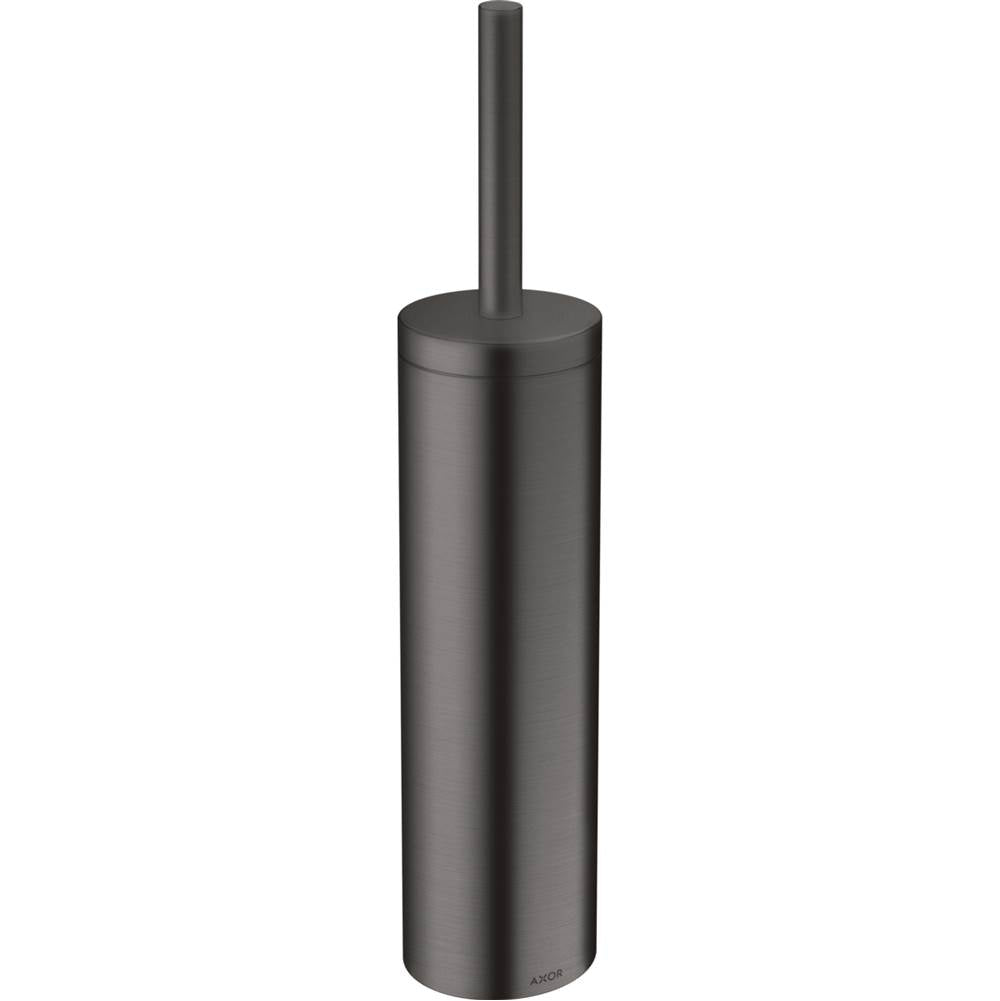 Axor - AXOR Universal Circular Toilet brush holder in Brushed Black Chrome - Brushed Black Chrome