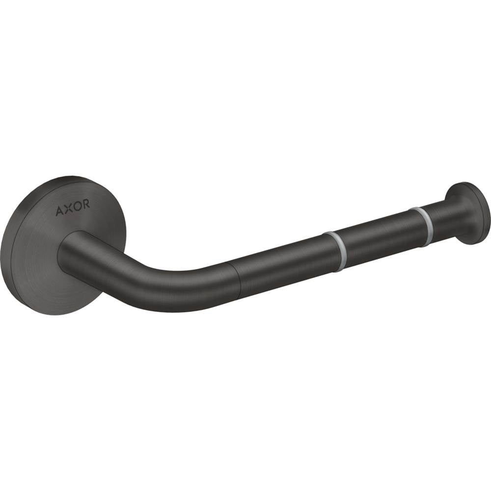 Axor - AXOR Universal Circular Roll Holder in Brushed Black Chrome - Brushed Black Chrome