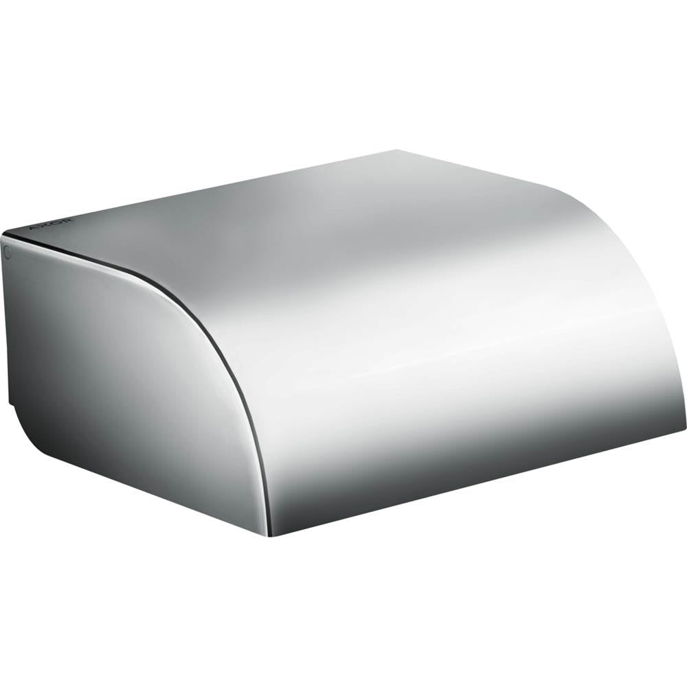 Axor - AXOR Universal Circular Roll Holder with Cover in Chrome - Chrome