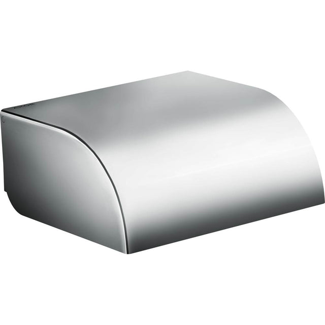 Axor - AXOR Universal Circular Roll Holder with Cover in Chrome - Chrome
