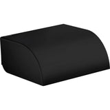 Axor - AXOR Universal Circular Roll Holder with Cover in Matte Black - Matte Black