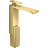 Axor - AXOR Edge Single-Hole Faucet 280 - Diamond Cut, 1.2 GPM in Polished Gold Optic - Polished Gold Optic