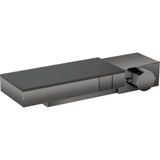 Axor - Edge Thermostatic Trim for Exposed Installation for 2 Functions in Polished Black Chrome - Polished Black Chrome