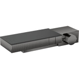 Axor - AXOR Edge Thermostatic Trim for Exposed Installation for 2 Functions - Diamond Cut in Polished Black Chrome - Polished Black Chrome