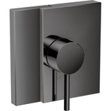 Axor - Edge Pressure Balance Trim in Polished Black Chrome - Polished Black Chrome