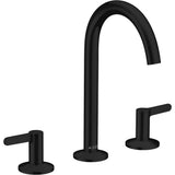 Axor - AXOR ONE Widespread Faucet 170, 1.2 GPM in Matte Black - Matte Black