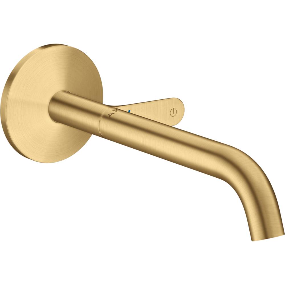 Axor - AXOR ONE Wall-Mounted Single-Handle Faucet Select, 1.2 GPM in Brushed Gold Optic - Brushed Gold Optic