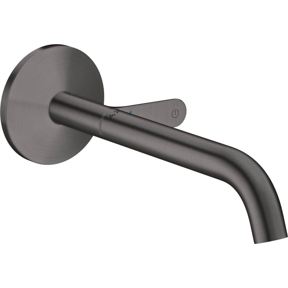 Axor - AXOR ONE Wall-Mounted Single-Handle Faucet Select, 1.2 GPM in Brushed Black Chrome - Brushed Black Chrome