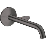 Axor - AXOR ONE Wall-Mounted Single-Handle Faucet Select, 1.2 GPM in Brushed Black Chrome - Brushed Black Chrome
