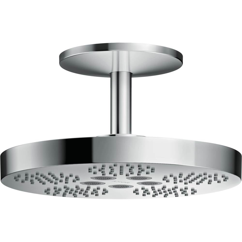 Axor - AXOR ONE Showerhead 280 2-Jet with Ceiling Mount Trim, 1.75 GPM in Chrome - Chrome