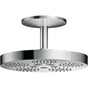 Axor - AXOR ONE Showerhead 280 2-Jet with Ceiling Mount Trim, 1.75 GPM in Chrome - Chrome