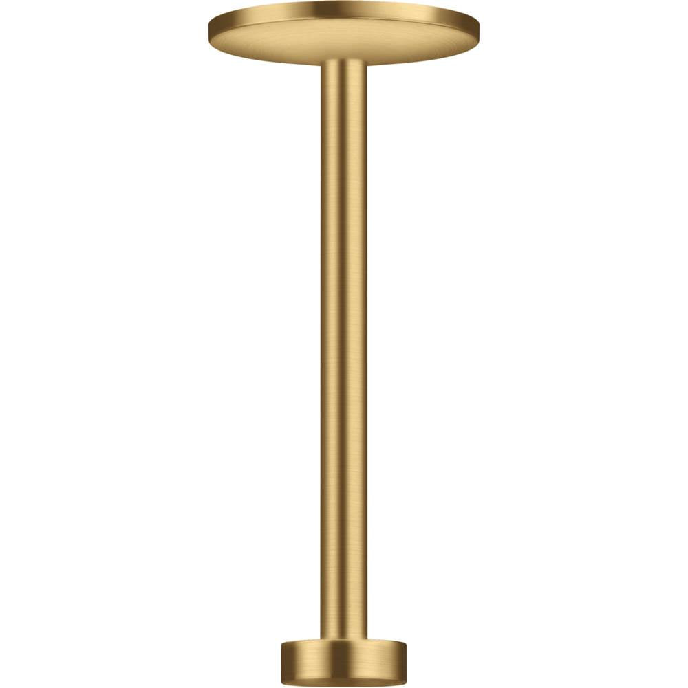 Axor - AXOR ONE Ceiling Extension Pipe for Showerhead 280 2-Jet in Brushed Gold Optic - Brushed Gold Optic