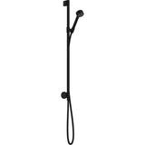 Axor - AXOR ONE Wallbar Set 75 1-Jet with Wall Outlet, 2.5 GPM in Matte Black - Matte Black