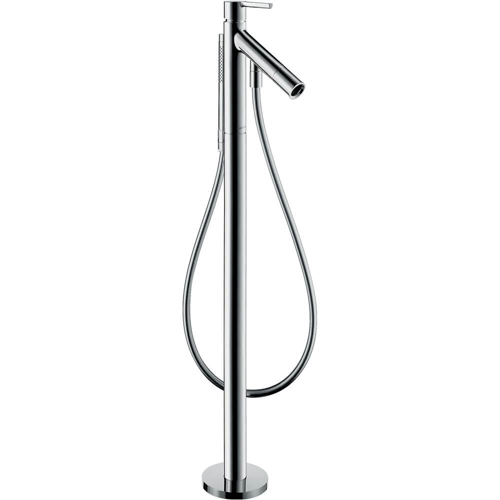 Axor - Starck Freestanding Tub Filler Trim with Lever Handle and 1.75 GPM Handshower in Chrome - Chrome