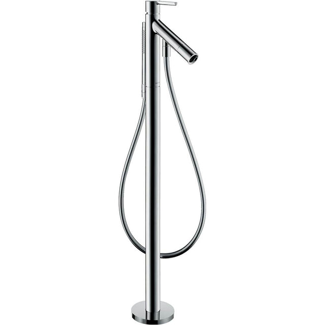 Axor - Starck Freestanding Tub Filler Trim with Lever Handle and 1.75 GPM Handshower in Chrome - Chrome