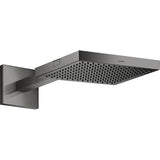 Axor - AXOR ShowerSolutions  Showerhead 240 1-Jet with Showerarm Trim, 2.5 GPM in Polished Black Chrome - Polished Black Chrome