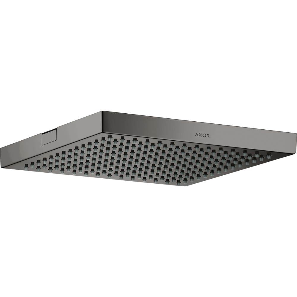 Axor - AXOR ShowerSolutions  Showerhead 240 1-Jet, 2.5 GPM in Polished Black Chrome - Polished Black Chrome