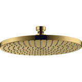 Axor - AXOR Starck Showerhead 240 1-Jet, 2.5 GPM in Polished Gold Optic - Polished Gold Optic