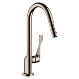 Axor - AXOR Citterio  HighArc Kitchen Faucet 2-Spray Pull-Down, 1.75 GPM in Polished Nickel - Polished Nickel
