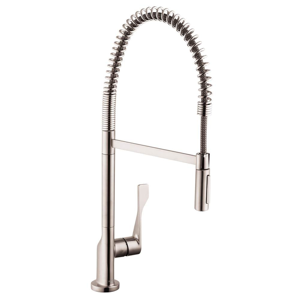 Axor - AXOR Citterio  Semi-Pro Kitchen Faucet 2-Spray, 1.5 GPM in Steel Optic - Steel Optic