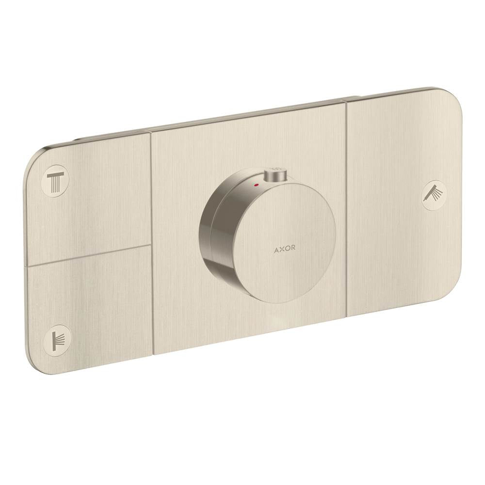 Axor - AXOR ONE Thermostatic Module Trim for 3 Functions in Brushed Nickel - Brushed Nickel