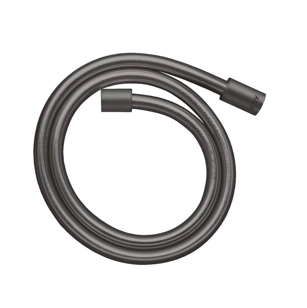 Axor - AXOR ShowerSolutions Techniflex Hose with Cylindrical Nut, 49'' in Brushed Black Chrome - Brushed Black Chrome