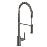 Axor - AXOR Montreux Semi-Pro Kitchen Faucet 2-Spray, 1.75 GPM in Brushed Black Chrome - Brushed Black Chrome