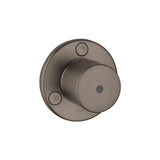 Axor - AXOR Uno Diverter Trim Trio/Quattro in Brushed Black Chrome - Brushed Black Chrome