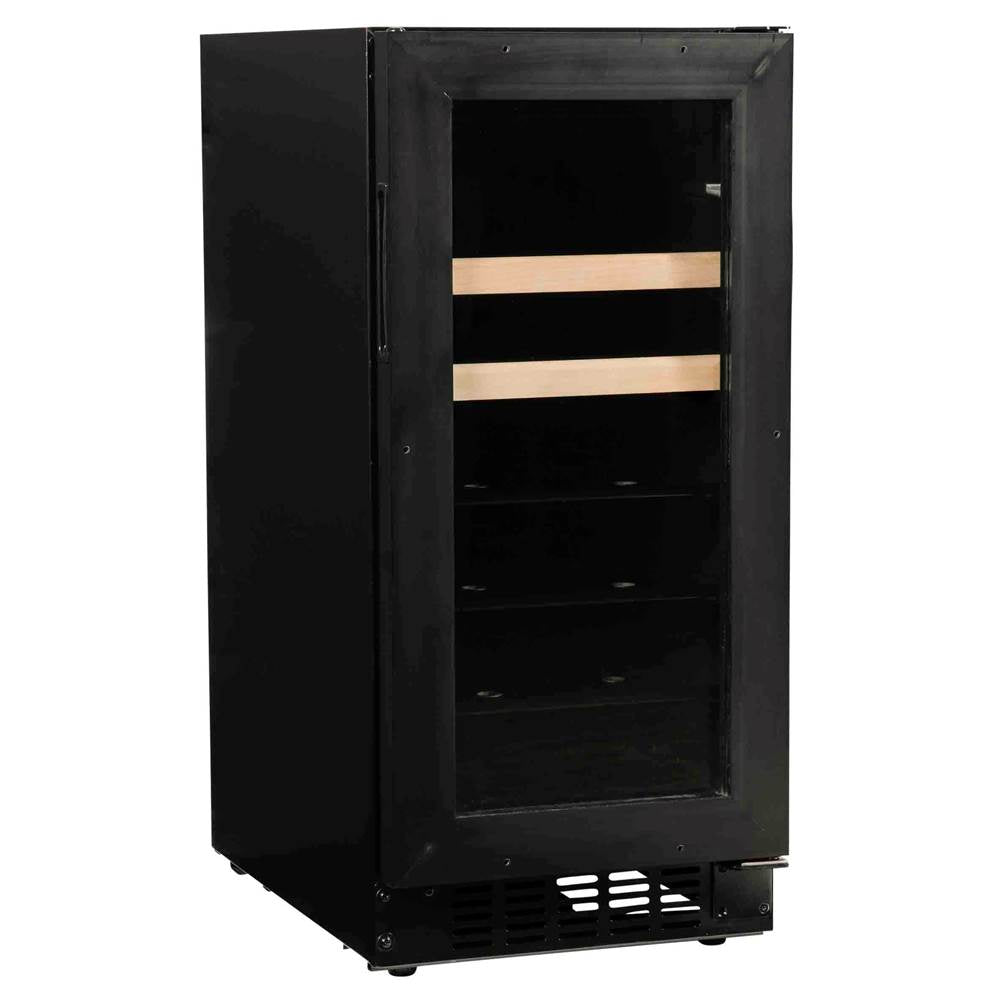 15'' Beverage Center with Overlay Trim Glass Door