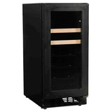 15'' Beverage Center with Overlay Trim Glass Door