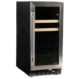 15'' Beverage Center with Stainless Trim Glass Door