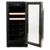 15'' Beverage Center with Stainless Trim Glass Door