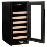 15'' Wine Center with Overlay Trim Glass Door