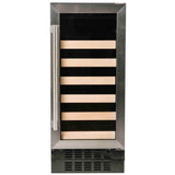 15'' Wine Center with Stainless Trim Glass Door