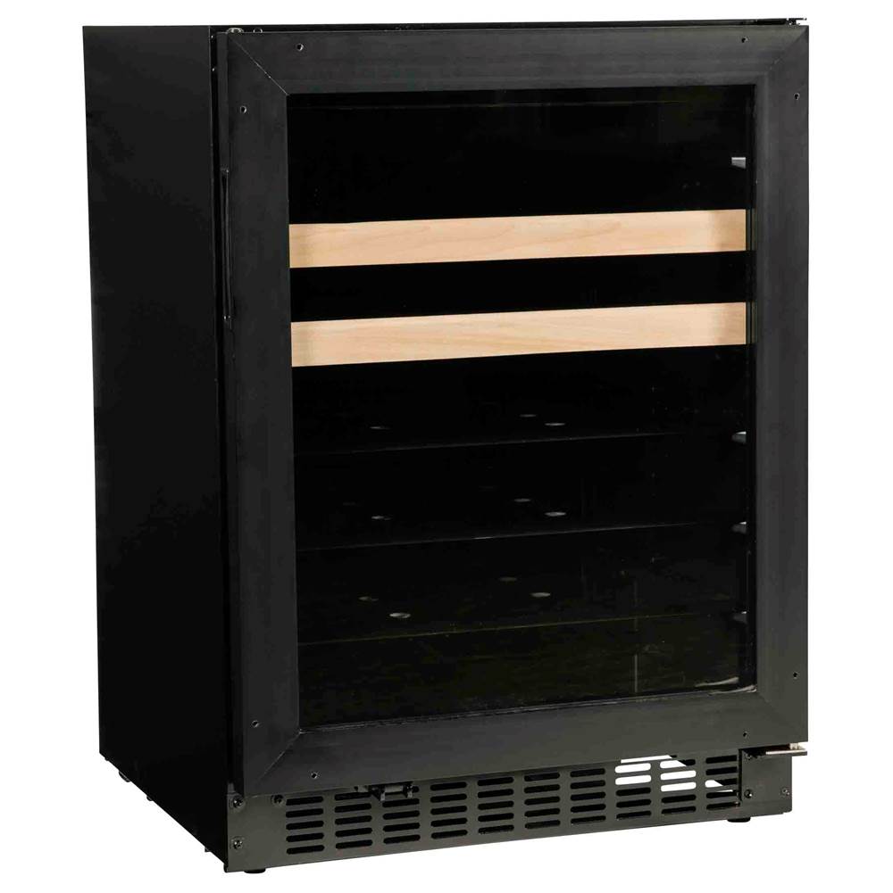 24'' Beverage Center with Overlay Trim Glass Door